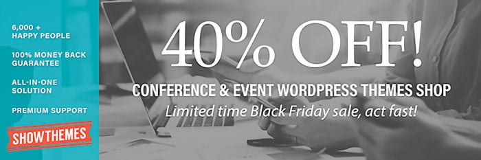 ShowThemes – Thèmes WordPress Évènementiels Banner