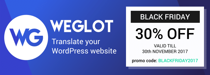Weglot Translate – Extension multilingue WordPress Banner