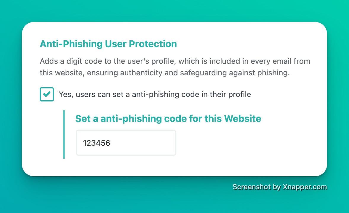 anti phishing user protection