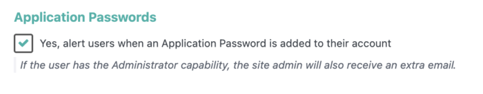 application passwords