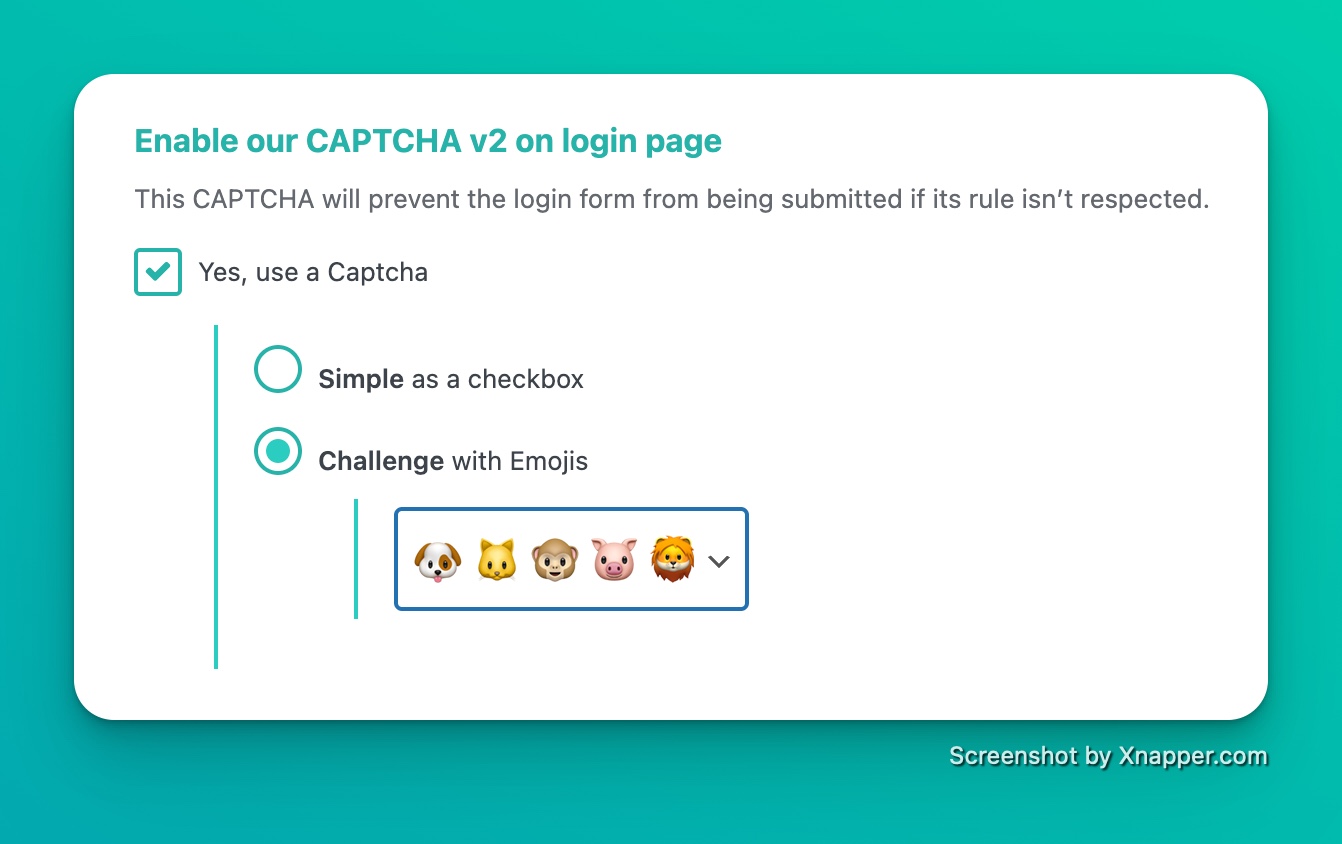 captcha v2 challenge