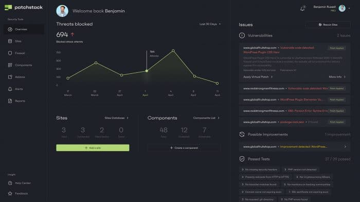 Patchstack Dashboard