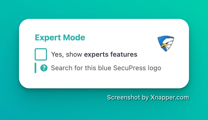 secupress expert mode