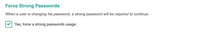 SecuPress can force your users to set strong passwords