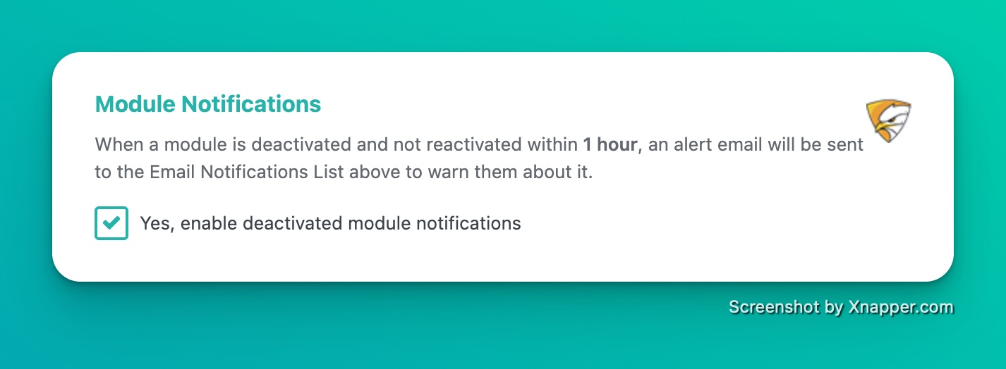 secupress module notifs
