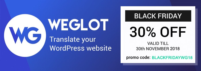 Weglot Translate – WordPress Multilingual Plugin Banner