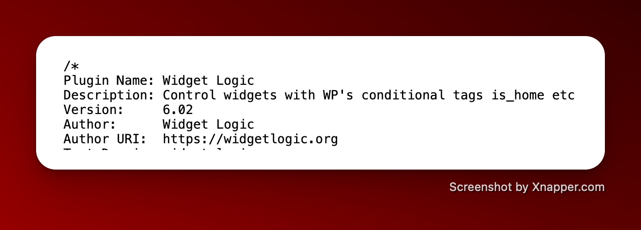 widget logic 602